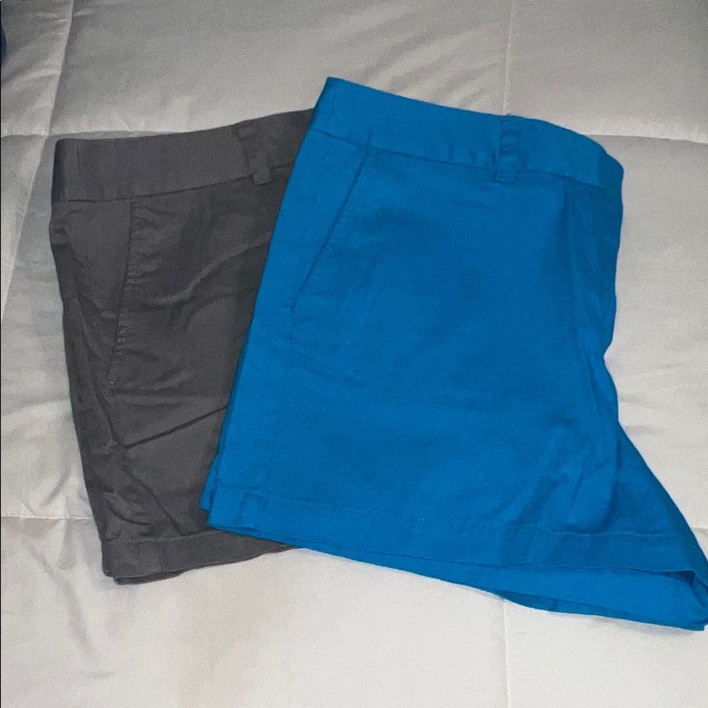 LOFT  Pair of Blue and Gray Shorts